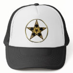 Pentagram With Upside Down Star Trucker Hat