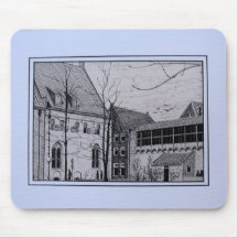 Pentekening Refter Zwolle vlakbij Librije Muis Matten
