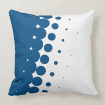 Penumbra Ivory (Blue) Pillow