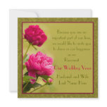 Peonies Wedding Renewal invitations