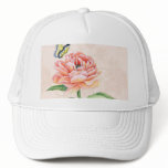 Peony & Butterfly Hat