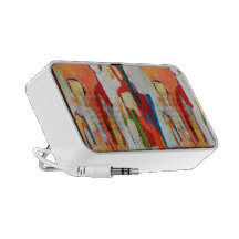 People Abstract Laptop Speaker