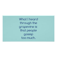 People and Gossip Photo Card Template