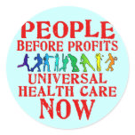 People Before Profits Health Care Design stickers