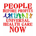 People Before Profits Health Care Design t-shirts