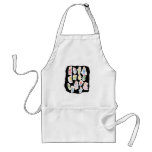 People Colorful Figures Drawing Torn paper against Aprons
