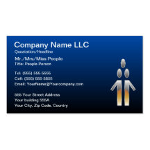 People, Human Resources Business Card Templates