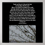People say the past is the past,Poem- Poster posters