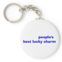people's best lucky charm keychains
