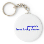 people's best lucky charm keychains