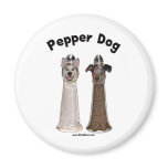 Pepper Dog and Salty Dog magnets