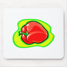 Pepper habanero on bright yellow green.png mousemats