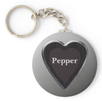 Pepper Heart Keychain by 369MyName