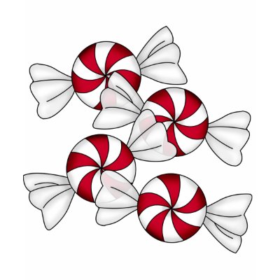 Peppermint Candies Tshirts by lovemysweets