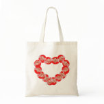 Peppermint Candy Heart Wreath bags