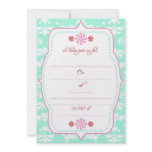 Peppermint Candy Invitation