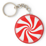 Peppermint Candy Keychain
