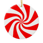Peppermint Swirl Christmas Ornament ornaments