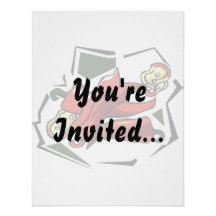 Peppers abstract square graphic invitation