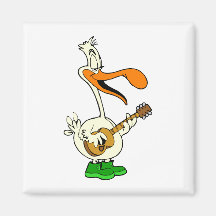 Peppy Pelican Refrigerator Magnet
