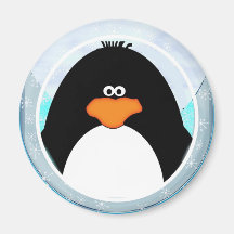 Peppy The Penguin Refrigerator Magnets