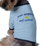 per aspera ad astra hunde shirt