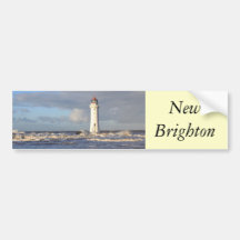 Perch Rock Lighthouse, New Brighton Bumper Stickers