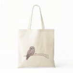Perched Owl tote bag