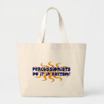 Percussionist Rhythm Canvas Bags