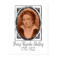 Percy Bysshe Shelley Post Cards