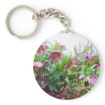 Perennial Hellebore Plants In The Garden keychains