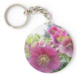 Perennial Plants - Purple Hellebore keychains