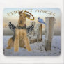 Perfect angel Airedale Terrier Mouse Mat