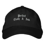 Perfect Cloth & Ink Embroidered Baseball Cap