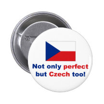 Perfect Czech Pinback Buttons