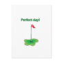 Perfect Day! Golf Design Postcards