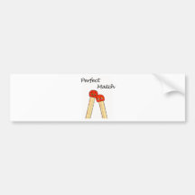 Perfect Match Bumper Stickers