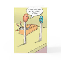 Perfect Match Funny Greeting Card