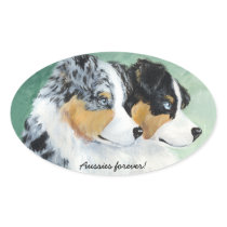 Perfect Pair Oval Stickers