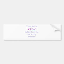 Perfect quote bumper stickers