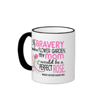 Perfect Rose 2 Mum Breast Cancer Mugs