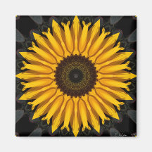 Perfect Sunflower Refrigerator Magnet