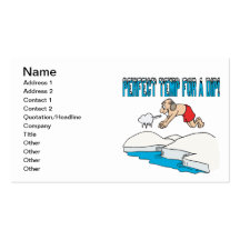 Perfect Temp For A Dip Business Card