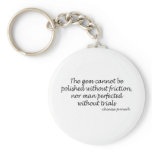 Perfected Man quote keychains
