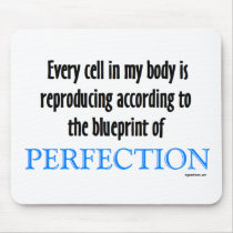 Perfection blueprint mousepad