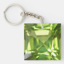 Peridot Acrylic Keychains