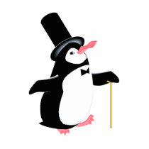 Peridot Penguin Acrylic Cut Out