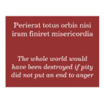 Perierat totus orbis nisi postcards