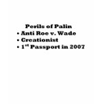Perils of Palin t-shirts