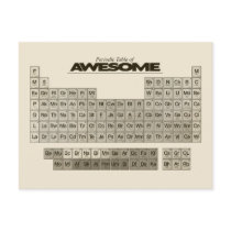Periodic Table of AWESOME